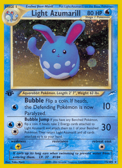 Light Azumarill 13 — Neo Destiny