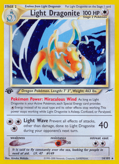 Light Dragonite 14/105 — Neo Destiny