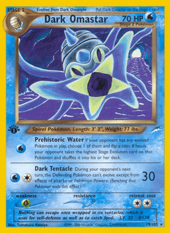 Carta Dark Omastar 19 do set Neo Destiny — Pokémon TCG | Bynx