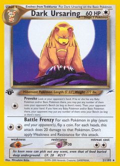 Dark Ursaring 21/105 — Neo Destiny