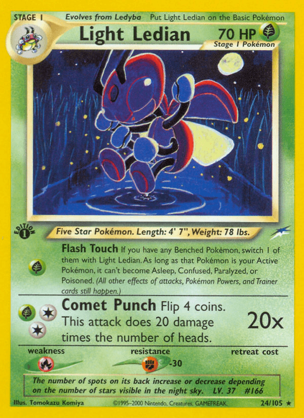 Carta Light Ledian 24/105 do set Neo Destiny — Pokémon TCG | Bynx