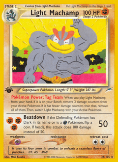 Light Machamp 25/105 — Neo Destiny