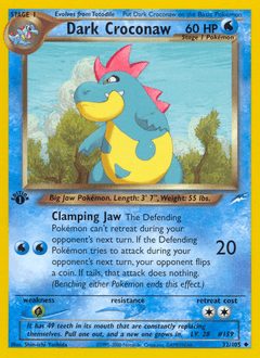 Dark Croconaw 32/105 — Neo Destiny