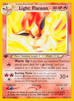 Light Flareon 46/105 — Neo Destiny