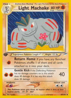 Light Machoke 49/105 — Neo Destiny