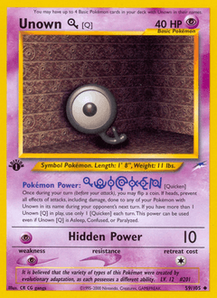 Unown [Q] 59 — Neo Destiny
