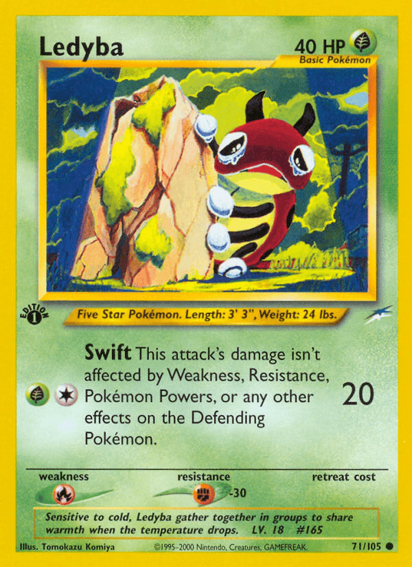 Carta Ledyba 71/105 do set Neo Destiny — Pokémon TCG | Bynx