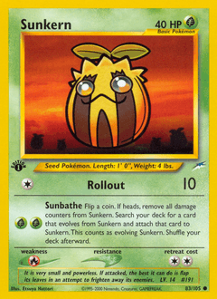 Sunkern 83 — Neo Destiny