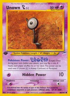 Unown [L] 86 — Neo Destiny