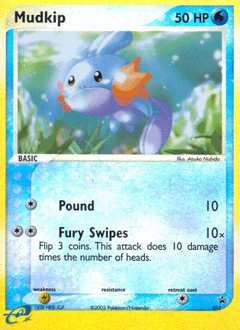 Mudkip 10/40 — Nintendo Black Star Promos