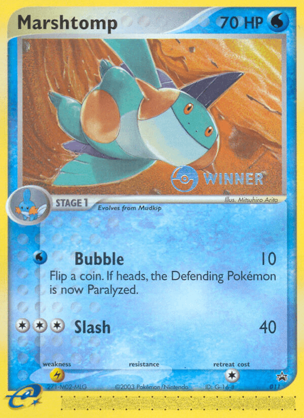 Carta Marshtomp 11/40 do set Nintendo Black Star Promos — Pokémon TCG | Bynx