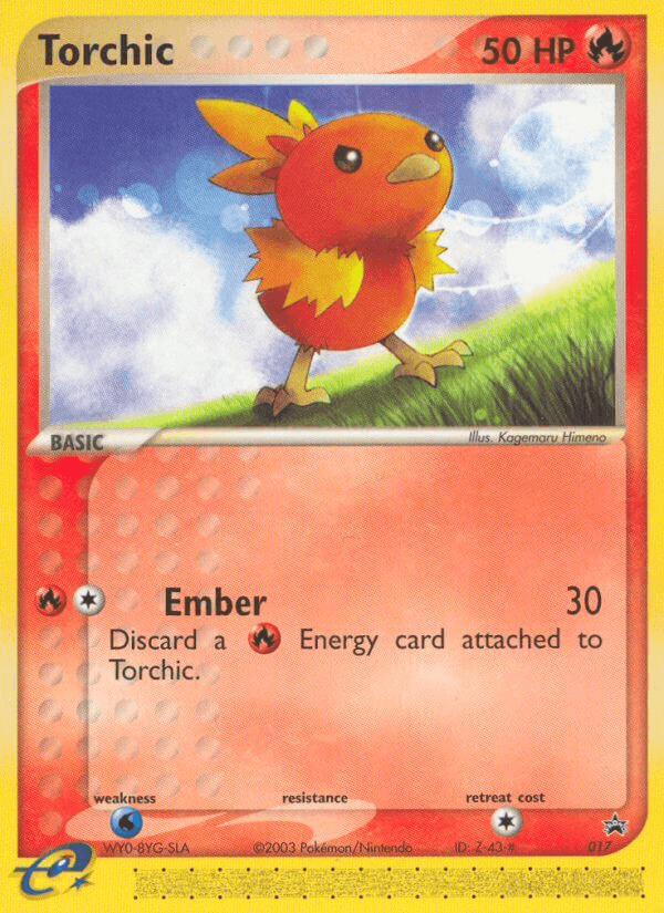 Carta Torchic 17/40 do set Nintendo Black Star Promos — Pokémon TCG | Bynx