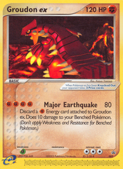 Groudon ex 2 — Nintendo Black Star Promos