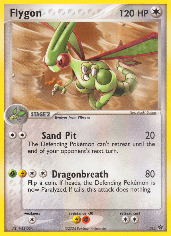 Carta Flygon 25/40 do set Nintendo Black Star Promos — Pokémon TCG | Bynx
