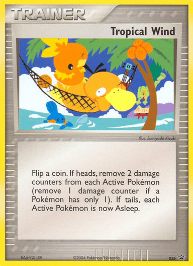 Carta Tropical Wind 26/40 do set Nintendo Black Star Promos — Pokémon TCG | Bynx