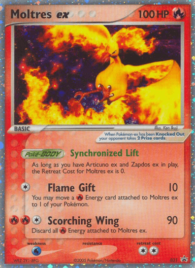 Carta Moltres ex 31/40 do set Nintendo Black Star Promos — Pokémon TCG | Bynx
