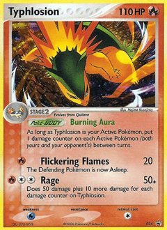 Typhlosion 34 — Nintendo Black Star Promos