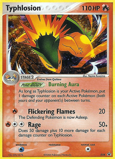 Carta Typhlosion 34/40 do set Nintendo Black Star Promos — Pokémon TCG | Bynx