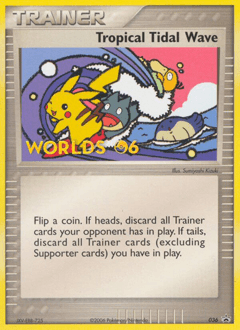 Tropical Tidal Wave 36/40 — Nintendo Black Star Promos