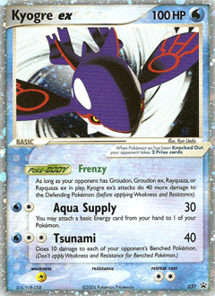Kyogre ex 37 — Nintendo Black Star Promos