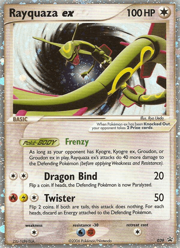 Carta Rayquaza ex 39/40 do set Nintendo Black Star Promos — Pokémon TCG | Bynx