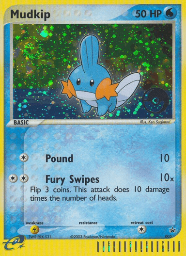 Carta Mudkip 5/40 do set Nintendo Black Star Promos — Pokémon TCG | Bynx