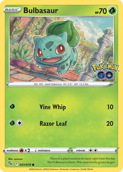 Bulbasaur 1/78 — Pokémon GO