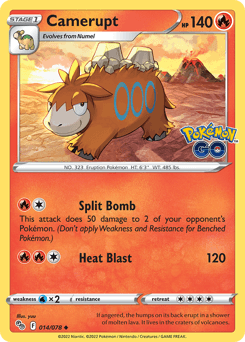 Camerupt 14/78 — Pokémon GO