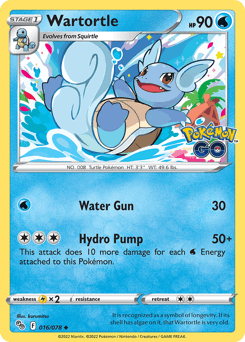 Wartortle 16 — Pokémon GO