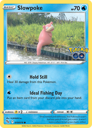 Carta Slowpoke 19/78 do set Pokémon GO — Pokémon TCG | Bynx
