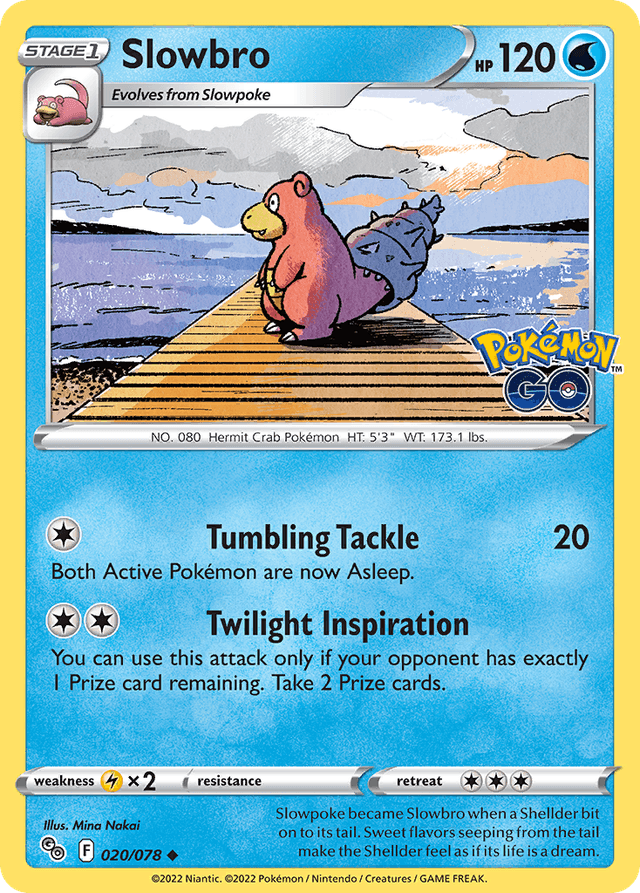 Carta Slowbro 20/78 do set Pokémon GO — Pokémon TCG | Bynx