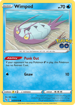 Wimpod 25/78 — Pokémon GO