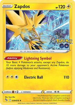 Zapdos 29/78 — Pokémon GO