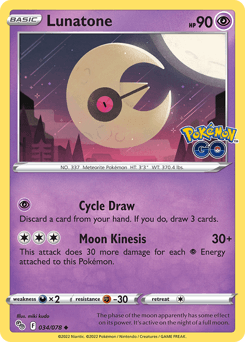 Lunatone 34 — Pokémon GO