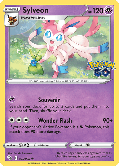 Carta Sylveon 35/78 do set Pokémon GO — Pokémon TCG | Bynx