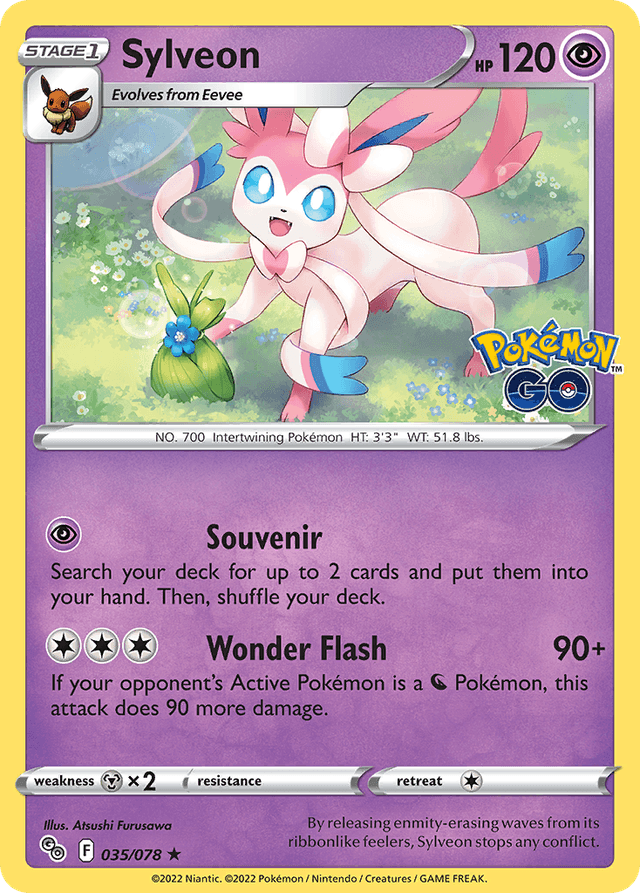 Carta Sylveon 35/78 do set Pokémon GO — Pokémon TCG | Bynx