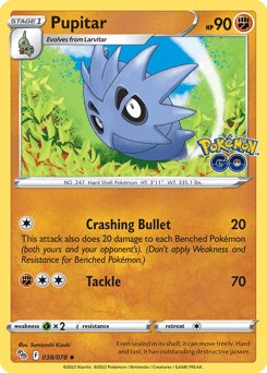 Pupitar 38/78 — Pokémon GO