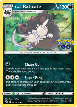 Alolan Raticate 42/78 — Pokémon GO