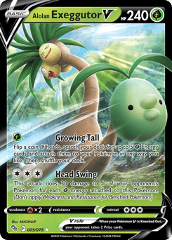 Alolan Exeggutor V 5/78 — Pokémon GO
