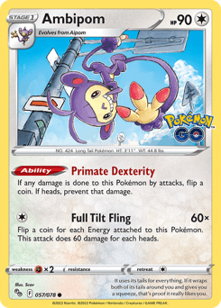 Ambipom 57/78 — Pokémon GO