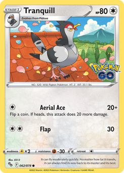 Tranquill 62 — Pokémon GO