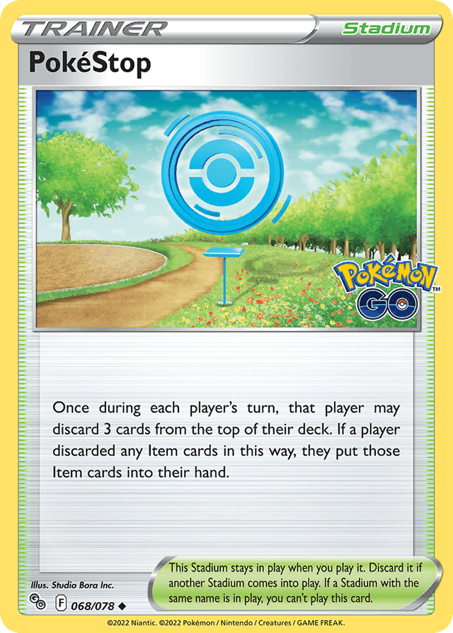 Carta PokéStop 68/78 do set Pokémon GO — Pokémon TCG | Bynx