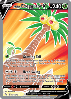 Alolan Exeggutor V 71/78 — Pokémon GO