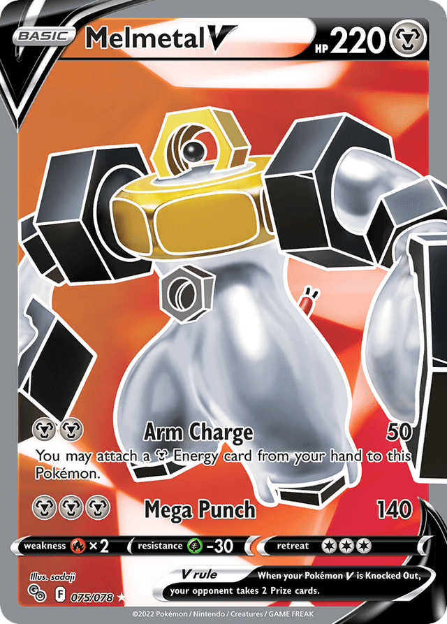 Carta Melmetal V 75/78 do set Pokémon GO — Pokémon TCG | Bynx