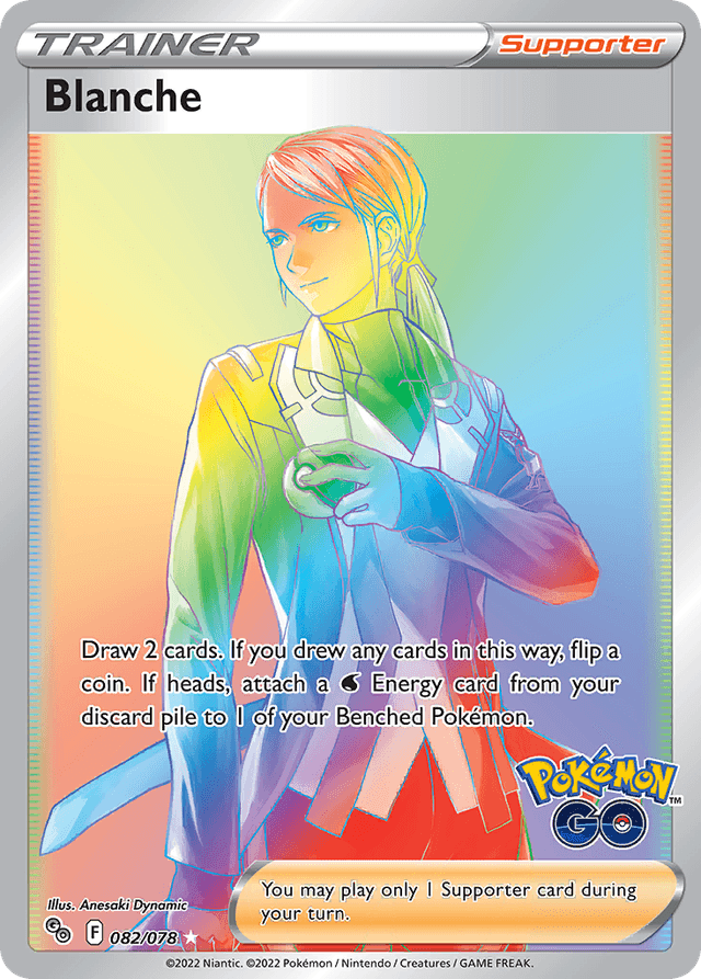 Carta Blanche 82/78 do set Pokémon GO — Pokémon TCG | Bynx