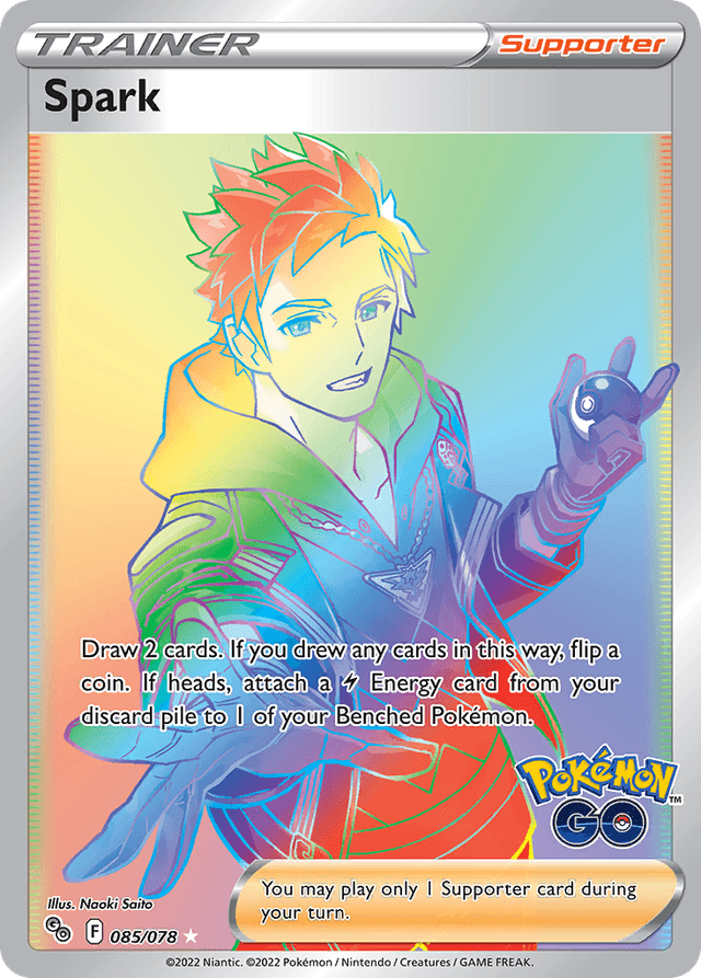 Carta Spark 85/78 do set Pokémon GO — Pokémon TCG | Bynx