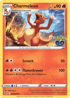 Charmeleon 9/78 — Pokémon GO