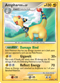 Ampharos 1/127 — Platinum