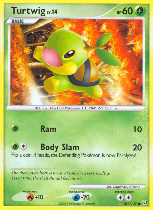 Carta Turtwig 101/127 do set Platinum — Pokémon TCG | Bynx