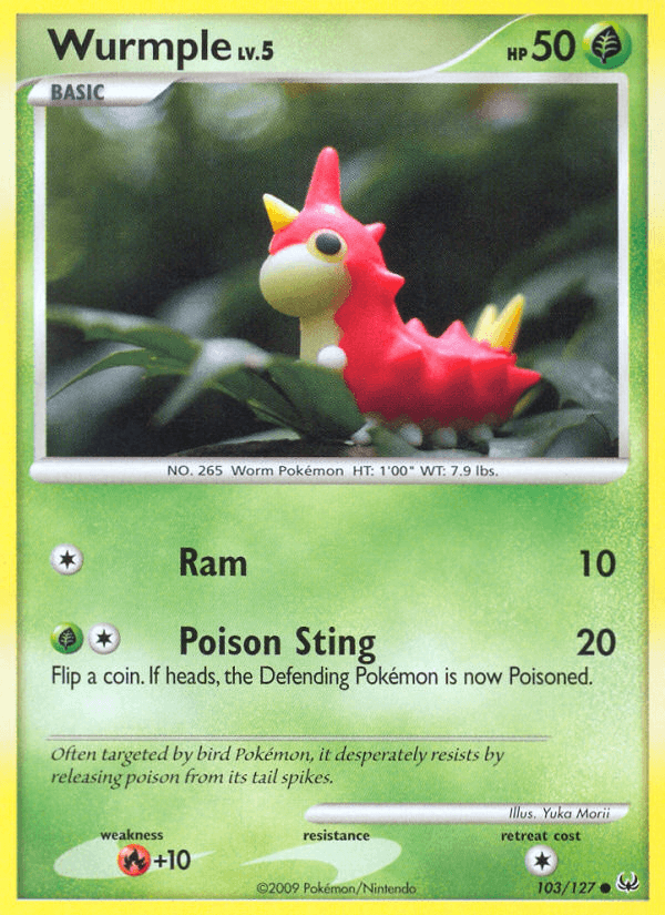 Carta Wurmple 103/127 do set Platinum — Pokémon TCG | Bynx